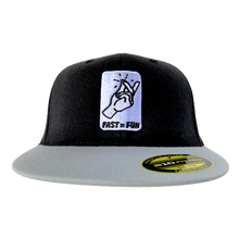 Load image into Gallery viewer, Fast = fun flexfit 210 fitted cap baseball hat flat brim front 2
