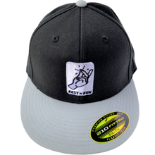 Load image into Gallery viewer, Fast = fun flexfit 210 fitted cap baseball hat flat brim front
