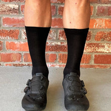 Load image into Gallery viewer, SNAP BEST DAMN CYCLING SOCKS - JET BLACK
