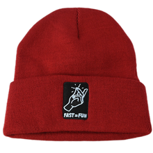 Load image into Gallery viewer, FAST=FUN BEANIE - MAROON
