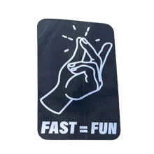 Load image into Gallery viewer, FAST = FUN VINYL STICKER
